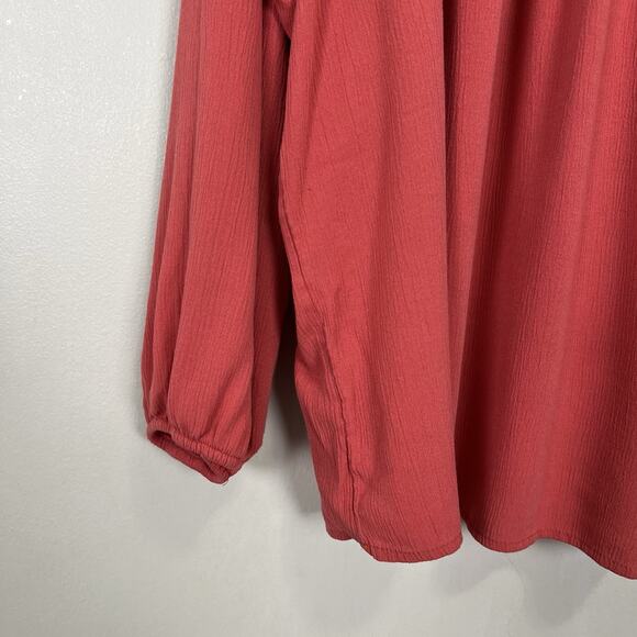 Torrid Blouse Women 3X Boho Romantic‎ Rustic Artisan Flowy Feminine Embroidered - Picture 2 of 11